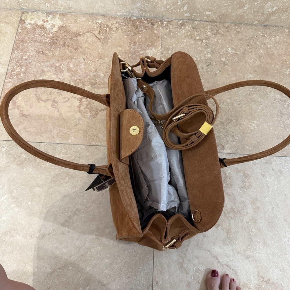 Claudia Firenze TikTok Viral 
Suede Camel bag TjMaxx Marshalls - Picture 6 of 6